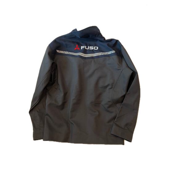 MLA Uni Mitsubishi Fuso Service Tech Denim Blue Jckt Mens L - Picture 2 of 3